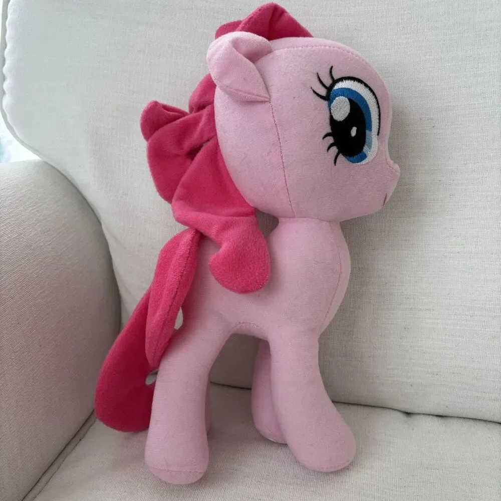 My Little Pony Twilight Sparkle & Pinkie Pie Plush Hasbro Ty Glitter Purple Pink